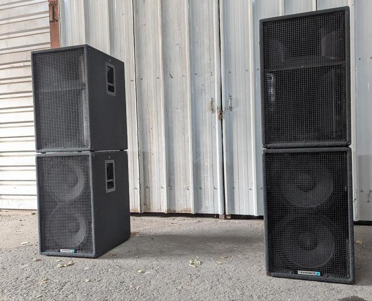 ✅Syrincs SPS 3 pa systeem (SPS 3B SPS 3 M/H), Audio, Tv en Foto, Luidsprekerboxen, Gebruikt, Overige typen, 120 watt of meer, Overige merken