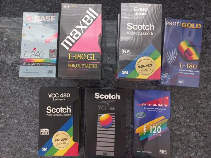 Videocassettes leeg, CD & DVD, VHS | Film, Neuf, dans son emballage, Enlèvement