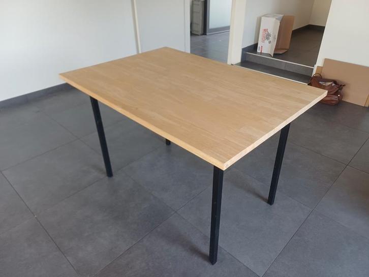Keukentafel massief hout (beuk) 120x80, Huis en Inrichting, Bureaus, Ophalen