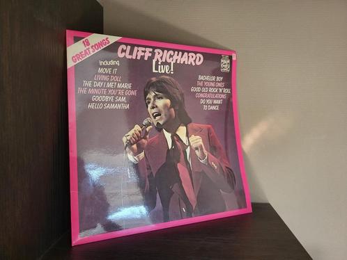 LP - Cliff Richard  - Live!, Cd's en Dvd's, Vinyl | Rock, Gebruikt, Poprock, 12 inch, Ophalen of Verzenden