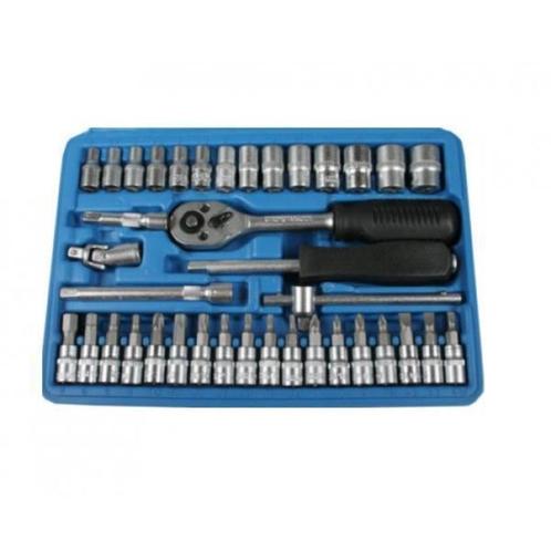 Doppendoos 1/4" 46 Delig, Auto diversen, Autogereedschap, Nieuw, Ophalen of Verzenden