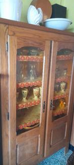 Vitrine 2 portes, hors contenu, 25 à 50 cm, Utilisé, Verre, Moins de 50 cm