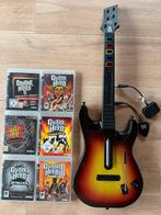Guitar hero World tour (gitaar + games), Games en Spelcomputers, Games | Sony PlayStation 3, Ophalen, Zo goed als nieuw
