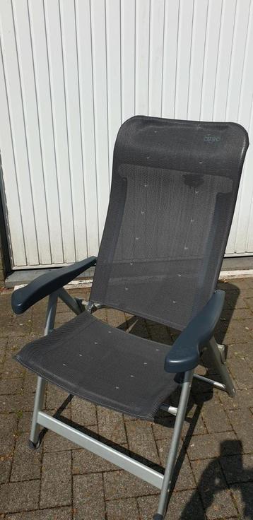 Crespo campingstoel - 7 standen - donker grijs beschikbaar voor biedingen