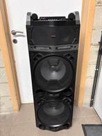 Haut parleur avec 2 micros sans fils, Audio, Tv en Foto, Luidsprekerboxen, Ophalen, Zo goed als nieuw, Complete surroundset, Overige merken