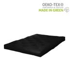 Super deluxe kokos Futon matras 2mx2m - zwart, Ophalen, Gebruikt, Tweepersoons, Overige maten