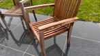 Tuinstoelen teak, Tuin en Terras, Tuinstoelen, Ophalen, Zo goed als nieuw, Teakhout