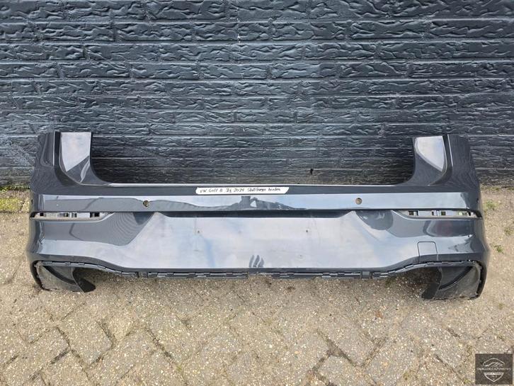 VW Golf 8 5H 2020+ Hatchback Achterbumper Bumper 4xPDC Origi, Auto-onderdelen, Carrosserie, Bumper, Volkswagen, Gebruikt
