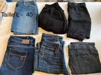 Lot de 12 vêtements (pantalon et shorts) taille L - 40, Enlèvement, Porté, Taille 38/40 (M)