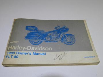 Harley-Davidson Handleiding van FLT-80 1980 beschikbaar voor biedingen