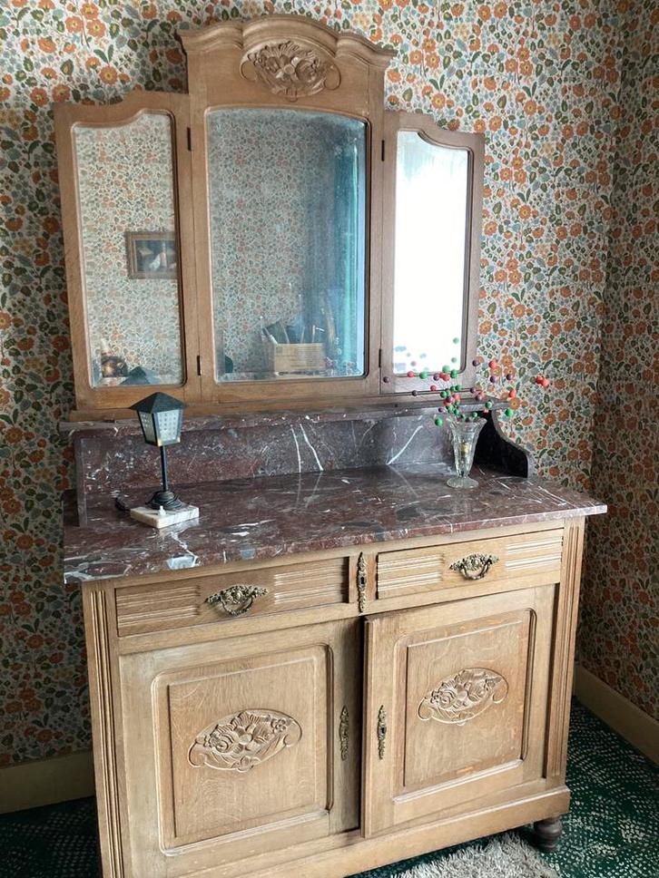 Mooie eiken commode, Huis en Inrichting, Tafels | Kaptafels, Zo goed als nieuw, Hout, Ophalen