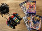 PS2 Buzz Controllers + 4 spelletjes, Games en Spelcomputers, Games | Sony PlayStation 2, Vanaf 12 jaar, Overige genres, Gebruikt