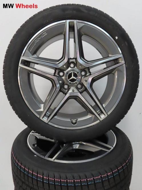Mercedes A Klasse W177 CLA 18 inch AMG velgen winterbanden, Auto-onderdelen, Banden en Velgen, Banden en Velgen, Winterbanden