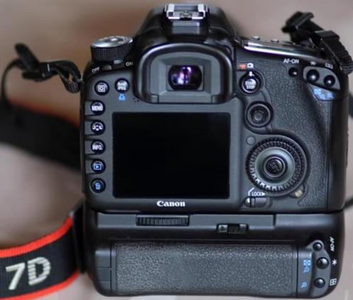 Canon 7D Body + BG-E7 Batterijgrip, Audio, Tv en Foto, Fotocamera's Digitaal, Zo goed als nieuw, Spiegelreflex, Canon, Ophalen