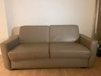 Zetelbed in leder van het merk Sofabed, Huis en Inrichting, Ophalen, Zo goed als nieuw