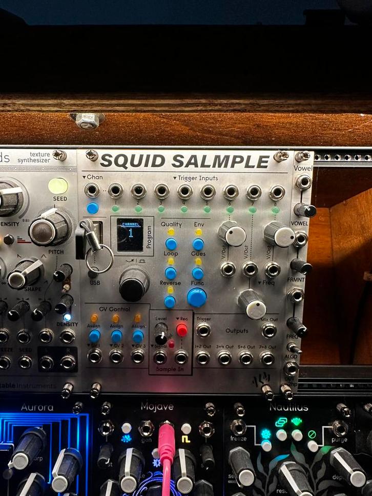 Squid Salmple - ALM (incl all original box, powercable), Muziek en Instrumenten, Synthesizers, Zo goed als nieuw, Ophalen of Verzenden