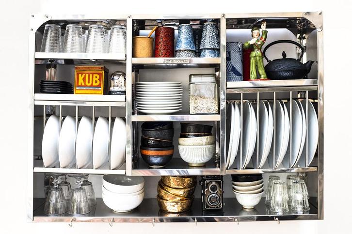 Planken voor afwasrek - Maat XL - 77x107 cm BOMBAY, Huis en Inrichting, Keuken | Keukenelementen, Verzenden