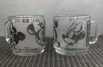 Tasses Minnie Mickey Duralex 2 pièces, Verre, Enlèvement, Utilisé, Autres types