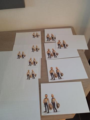 5 vellen + 5 enveloppen briefpapier Suske en Wiske beschikbaar voor biedingen