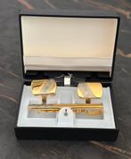 Set manchetknopen en bijhorende dasspeld, Ophalen of Verzenden, Zo goed als nieuw
