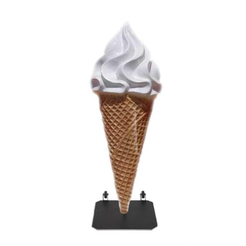 Crème glacée molle 186 cm - crème glacée molle mobile en pol, Collections, Marques & Objets publicitaires, Neuf, Enlèvement