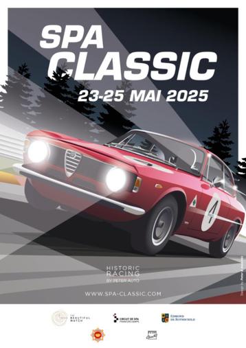 E-tickets SPA CLASSIC 2025 - zaterdag 24/05 - EUR 25 beschikbaar voor biedingen