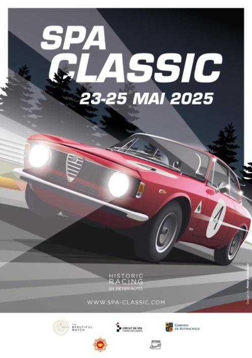 E-tickets SPA CLASSIC 2025 - zaterdag 24/05 - EUR 25, Tickets en Kaartjes, Sport | Overige