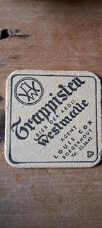 Bierviltje sous bock Westmalle trappist Borgerhout, Ophalen of Verzenden, Gebruikt