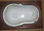 bad met houten houder plank, Antiek en Kunst, Ophalen of Verzenden