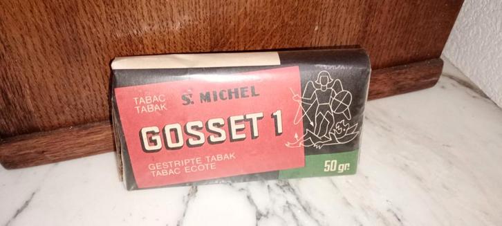 Ancien paquet de tabac Gosset St-Michel, Verzamelen, Merken en Reclamevoorwerpen, Zo goed als nieuw, Ophalen of Verzenden