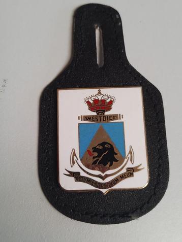 breloque FN ZM Westdiep, Envoi, Marine, Emblème ou Badge