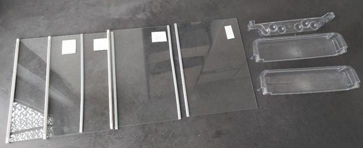 Pièces détachées Whirlpool WBE 3412 – vitres + bacs de porte, Electroménager, Pièces & Accessoires, Utilisé, Enlèvement