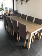 Eettafel, Huis en Inrichting, Tafels | Eettafels, Ophalen, Eikenhout, 200 cm of meer, 50 tot 100 cm