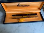 Feutre Waterman laque de chine + stylo bille plaqué or, Collections, Comme neuf, Fineliner, Waterman