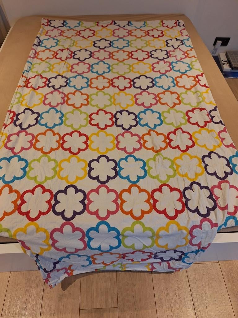 Flanellen overtrek bloemen, Ophalen of Verzenden