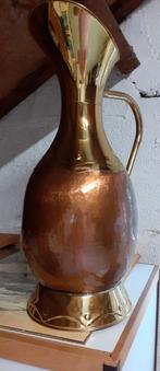 Cruche en cuivre vintage hauteur  60cm, Ophalen