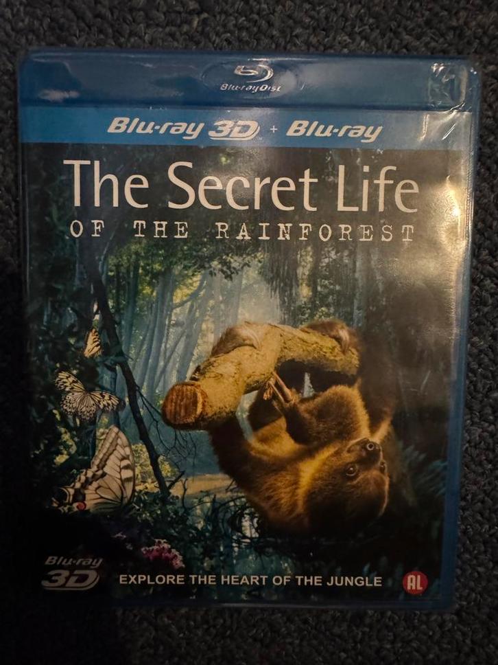 BD 3D Secret Life of the Rainforest, Cd's en Dvd's, Blu-ray, Zo goed als nieuw, Documentaire en Educatief, 3D, Ophalen of Verzenden