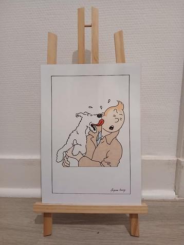 Poster van Kuifje beschikbaar voor biedingen