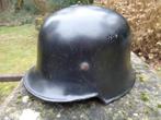 WO 2 brandweerhelm M34 , na oorlog verder gebruikt, Ophalen of Verzenden, Overige soorten, Helm of Baret