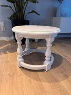 Bijzettafeltje wit gelakt (Louis XIV Style), Huis en Inrichting, Tafels | Bijzettafels, Ophalen, Zo goed als nieuw, Hout