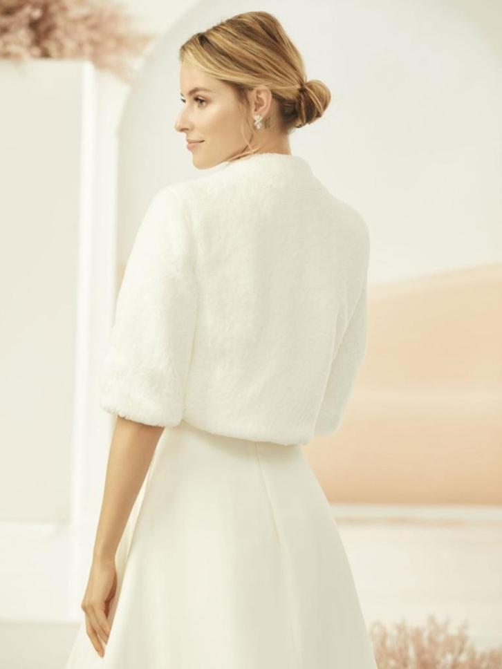 Bianco Evento E307 bruidsjasje imitatiebont, Kleding | Dames, Trouwkleding en Trouwaccessoires, Nieuw, Wit, Ophalen of Verzenden
