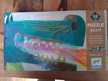 vloerpuzzel xl Djeco 5+ beschikbaar voor biedingen