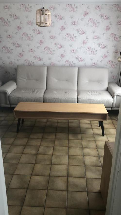 Moderne zetel, Huis en Inrichting, Zetels | Complete zithoeken, Zo goed als nieuw, Leer, Ophalen