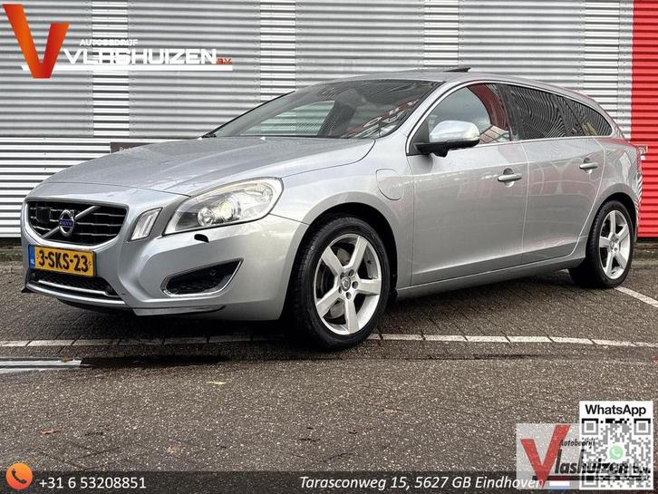 Volvo V60 2.4 D6 AWD Plug-In Hybrid Summum | Leder | Pano |, Auto's, Volvo, Bedrijf, V60, 4x4, ABS, Adaptieve lichten, Airbags
