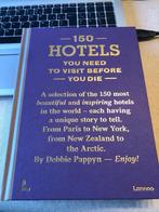 150 hotels you need to visit before you die, Livres, Guides touristiques, Autres marques, Guide des hôtels ou restaurants, Enlèvement