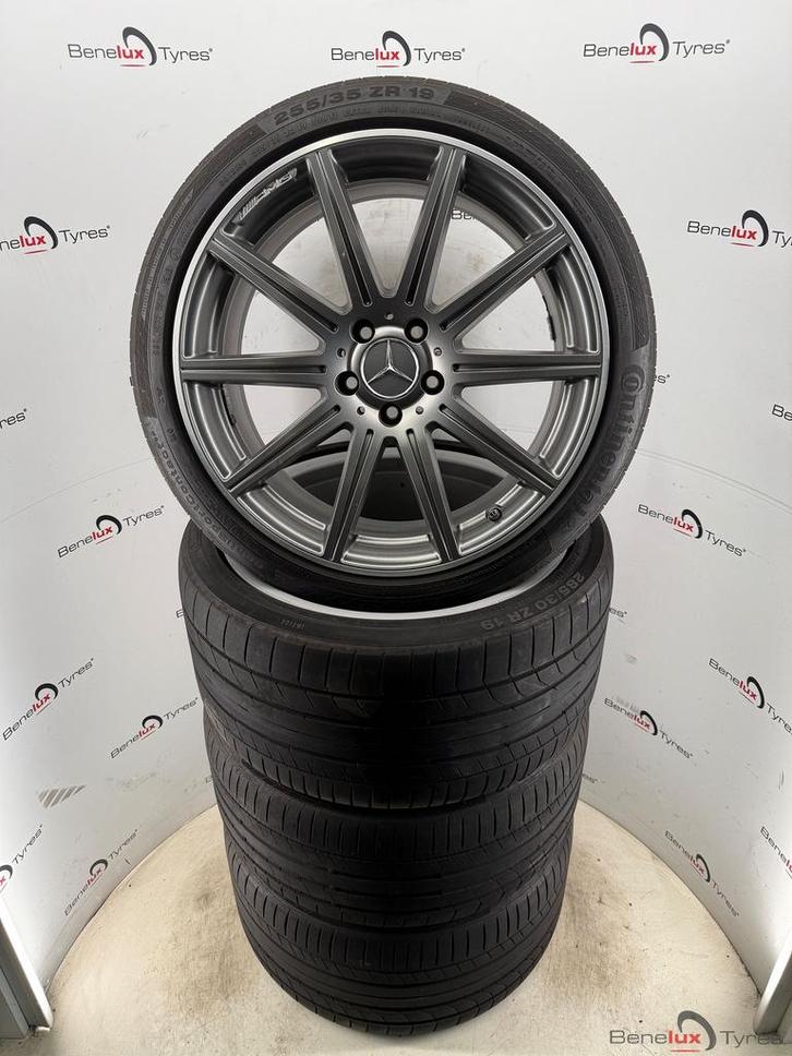 19'' org breed set Mercedes CLS E-klasse W218 W212 AMG MB, Auto-onderdelen, Banden en Velgen, Banden en Velgen, Zomerbanden, 19 inch