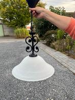 Set hanglampen, Huis en Inrichting, Lampen | Hanglampen, Ophalen, 50 tot 75 cm, Glas, Landelijk