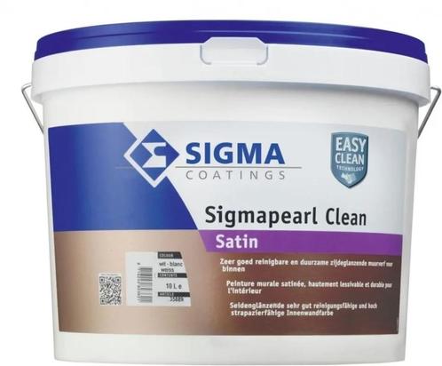 Sigma Clean Pearl satin RAL 9010 2,5 l, Bricolage & Construction, Peinture, Vernis & Laque, Neuf, Peinture, Moins de 5 litres