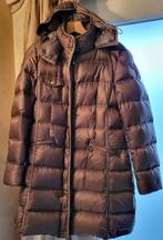 MONCLER lange lichtbruine donsjas T5 - XXL * ALS NIEUW *, Bruin, Moncler, Maat 46/48 (XL) of groter, Ophalen of Verzenden