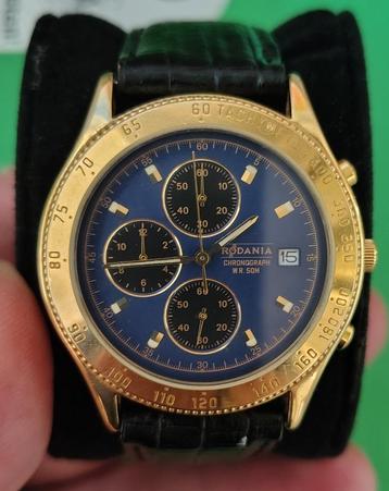Prachtige Rodania vintage blauw / goud zgan beschikbaar voor biedingen